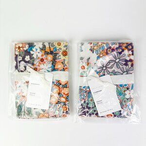 [2] NEW Pottery Barn Amelia Floral Organic Cotton Percale Sham STANDARD Size